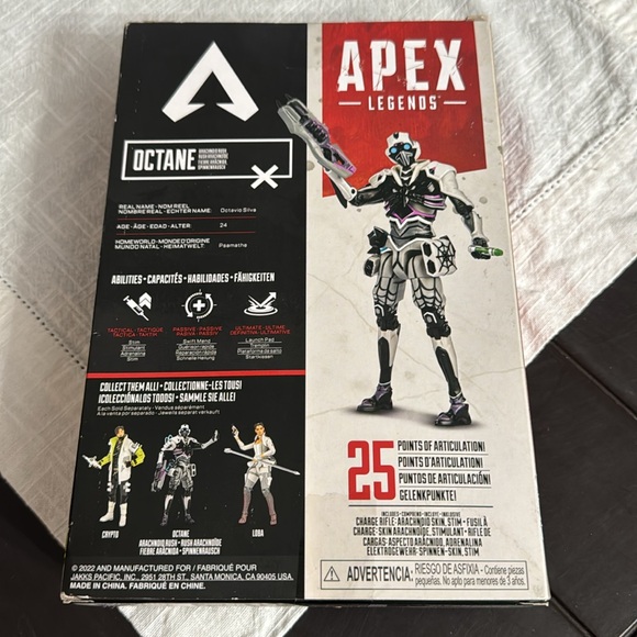 Apex legends octane action figure - new in box - Picture 2 of 2